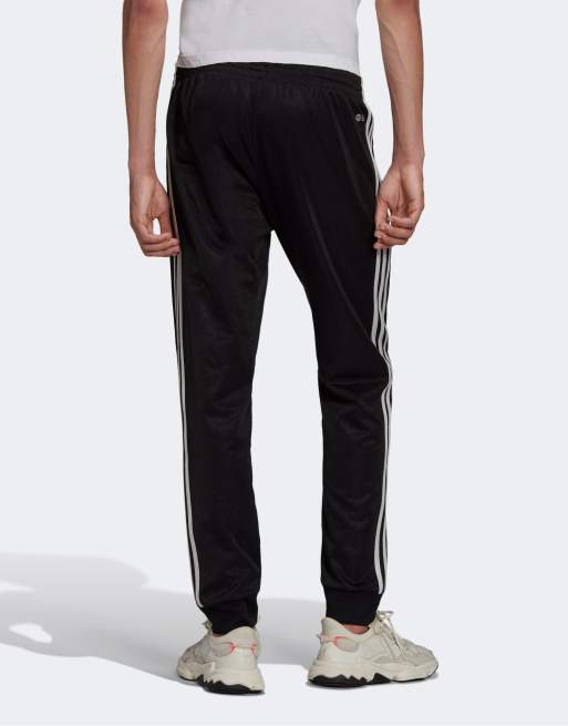 adidas Originals adicolor Three Stripe Track Pants In Red, ASOS