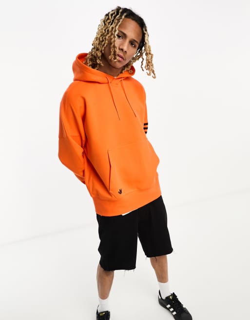adidas Originals Adicolor hoodie in orange
