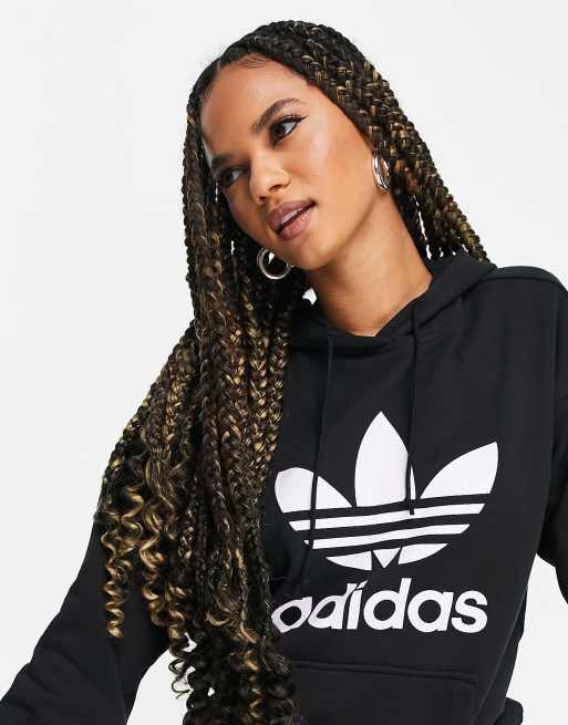 Zwarte adidas hoodie best sale