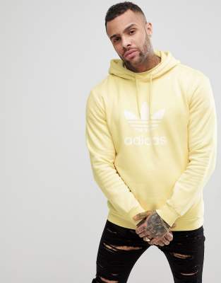 yellow trefoil adidas hoodie