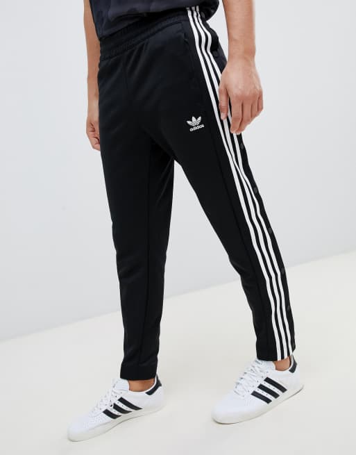adidas Originals adicolor Joggers neri con bottoni a pressione