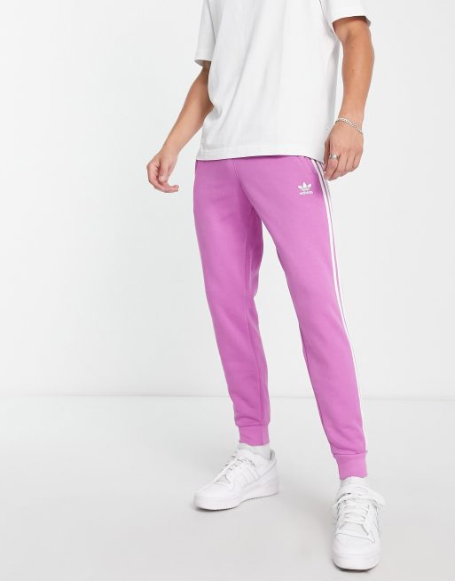 adidas Originals - adicolor - Joggers viola con 3 strisce e coulisse | ASOS