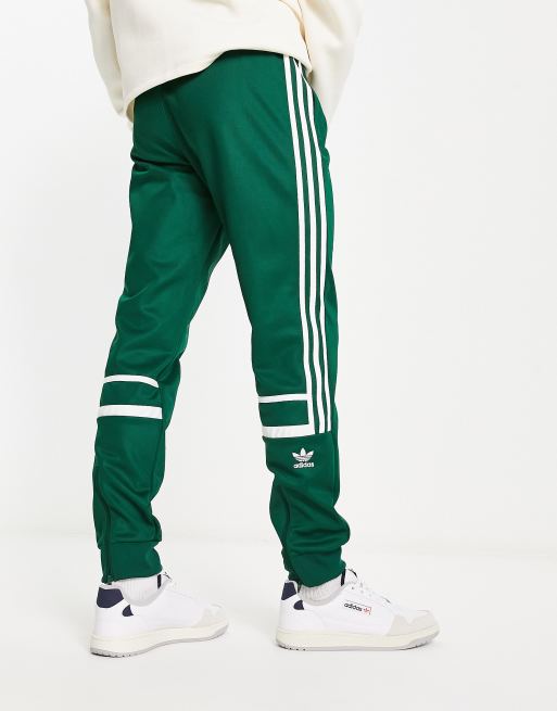 adidas Originals adicolor Jogging 3 bandes Vert fonc ASOS