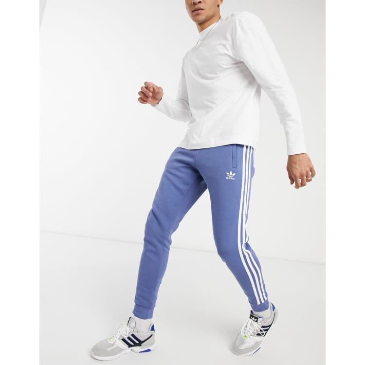 Adidas joggingbroek blauw clearance