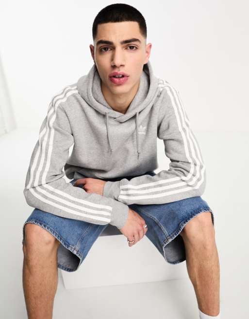Hoodie on sale adidas gris