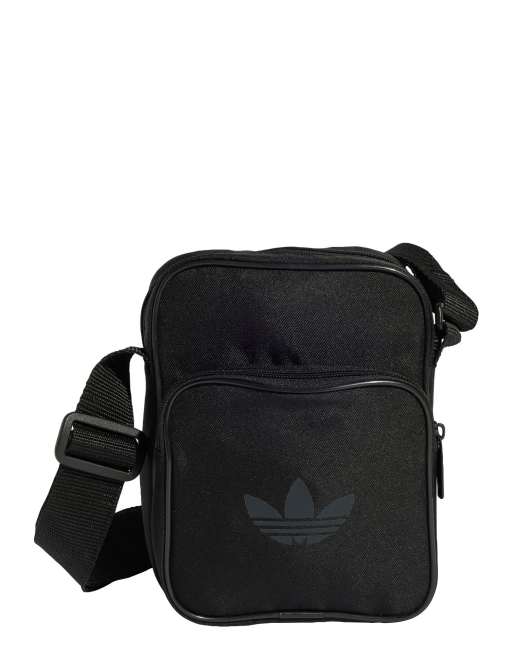 adidas Originals – Adicolor – Klassische kleine Tasche in Schwarz