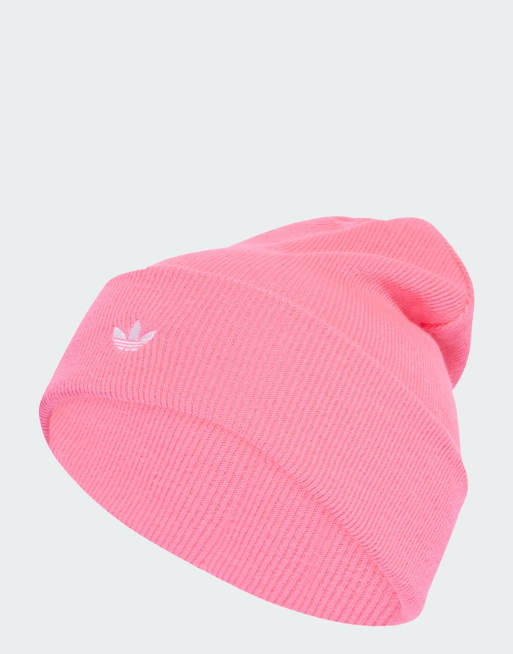 adidas Originals – Adicolor – Klassische Strickmütze in Lucid Pink