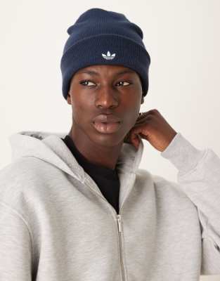 Originals - Adicolor - Klassisches Beanie in Night Indigo-Blau Blau M-L