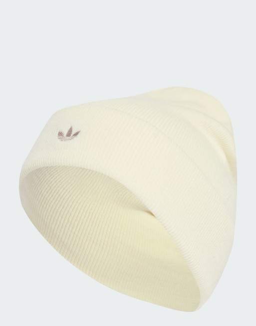 adidas Originals – adicolor – Klasyczna kremowa czapka beanie