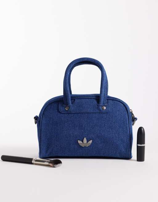 adidas Originals – Adicolor – Kleine Bowling-Tasche aus Denim, 2 von 4