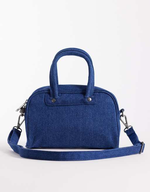 adidas Originals – Adicolor – Kleine Bowling-Tasche aus Denim, 4 von 4