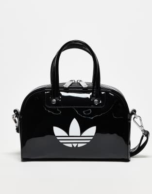 adidas Originals - Adicolor - Kleine Bowling-Tasche in Schwarz