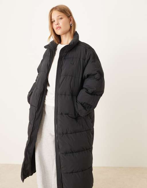 adidas Originals – adicolor – Langer Daunen-Puffermantel in