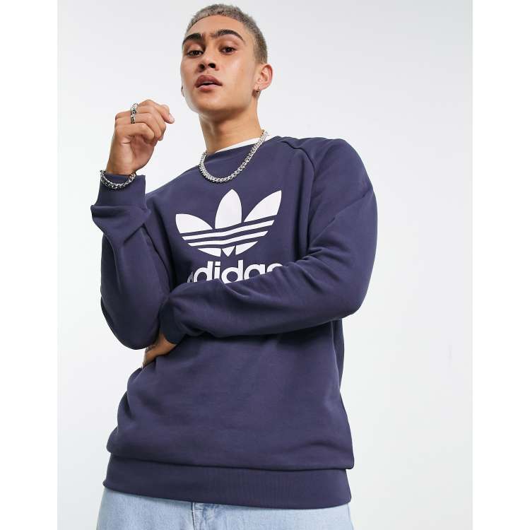 Adidas originals palmerston sweat in navy sale