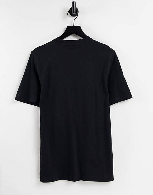  adidas Originals adicolor large logo t-shirt in black 