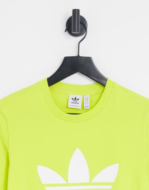 Lime adidas shirt best sale