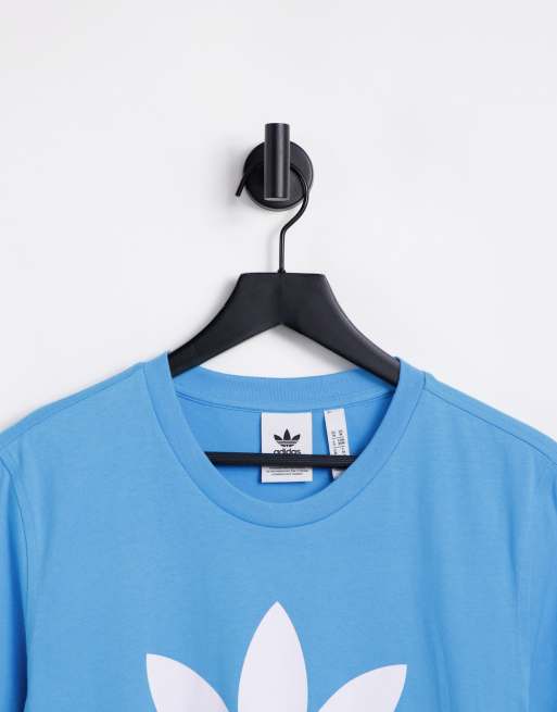 Baby blue adidas t shirt shop