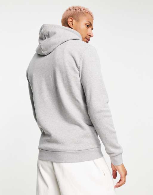 Adidas originals adicolor trefoil hoodie in grey discount