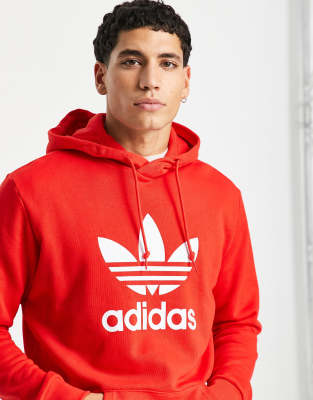 adidas big trefoil red