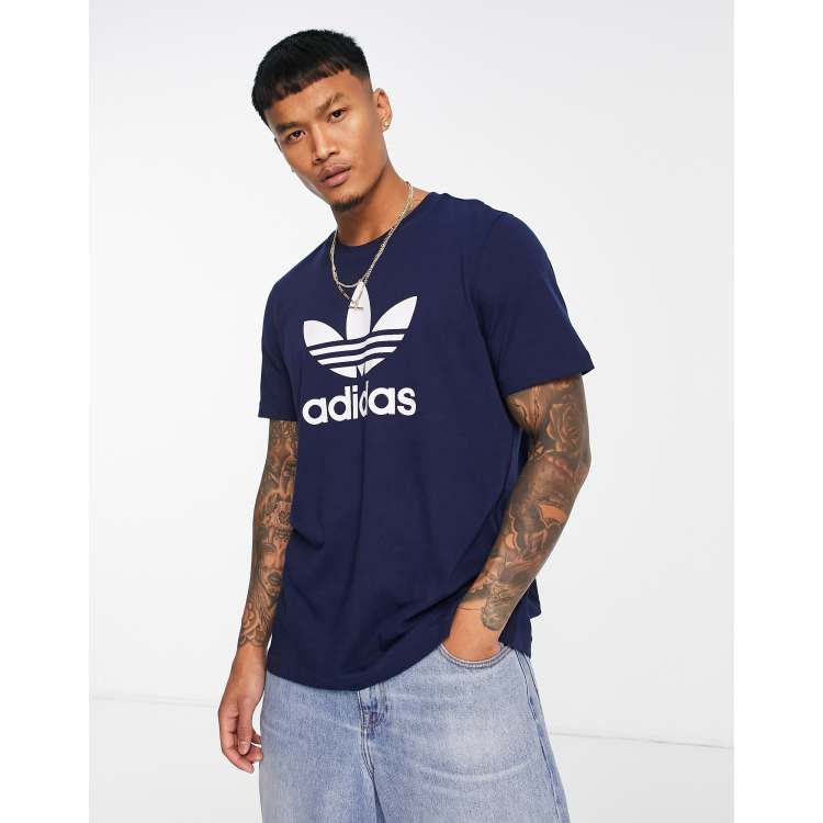 Adidas original navy 2025 t shirt