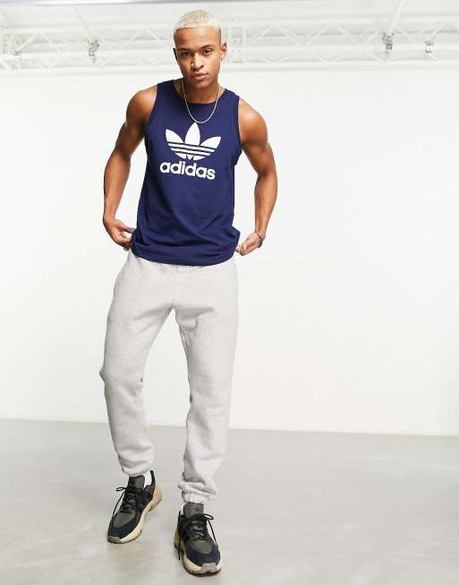 Adidas originals trefoil tank 2025 top