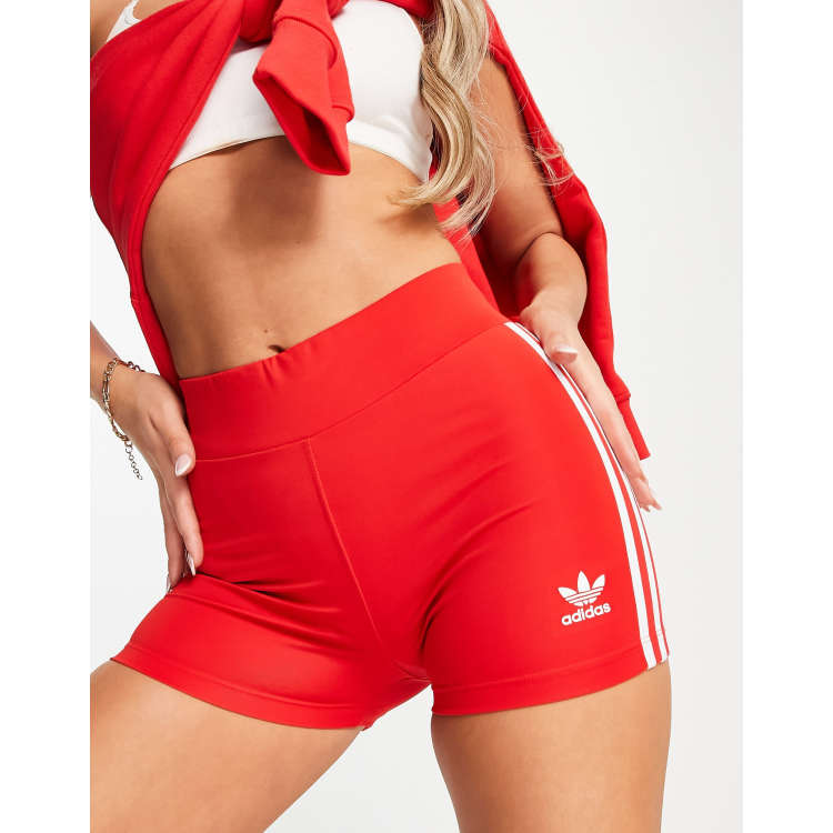Adidas red deals cycling shorts