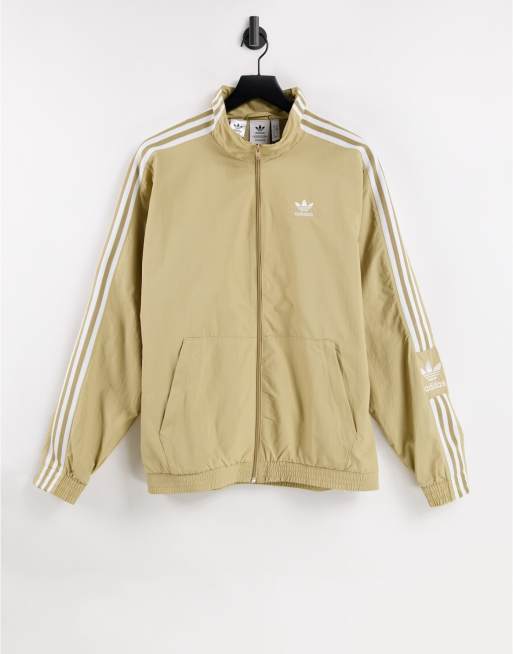 adidas Originals adicolor lock up jacket in beige | ASOS