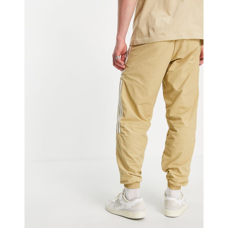 Uomo bkLQA adidas Originals - adicolor Lock Up - Joggers beige