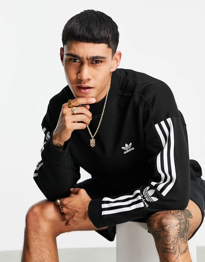 Adidas Originals - adicolor - Lock Up - Sweatshirt in zwart