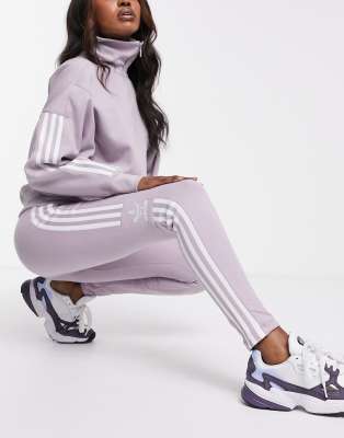 adidas Originals - Adicolor Locked Up - Leggings lilla con logo | ASOS