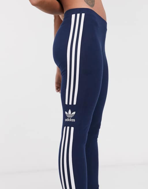 Adidas leggings navy blue clearance