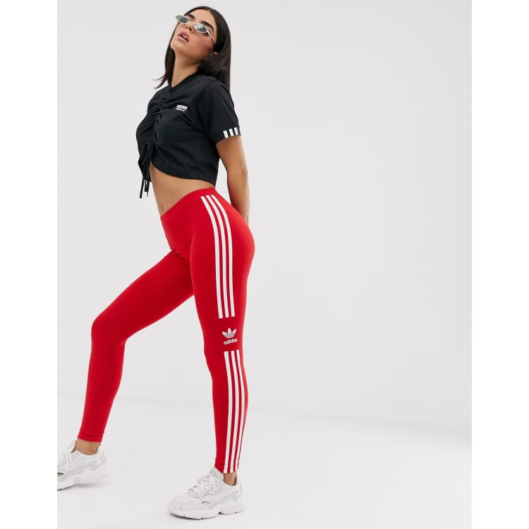 Rote adidas leggings deals