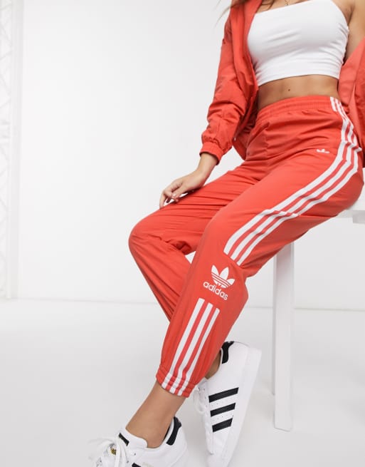 Pants Adidas Originals Track Mujer Moda Deportivo Jogger rojo M Adidas  CY5841