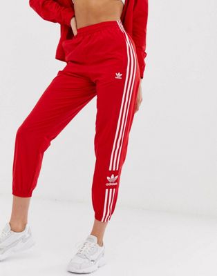 adidas original red track pants
