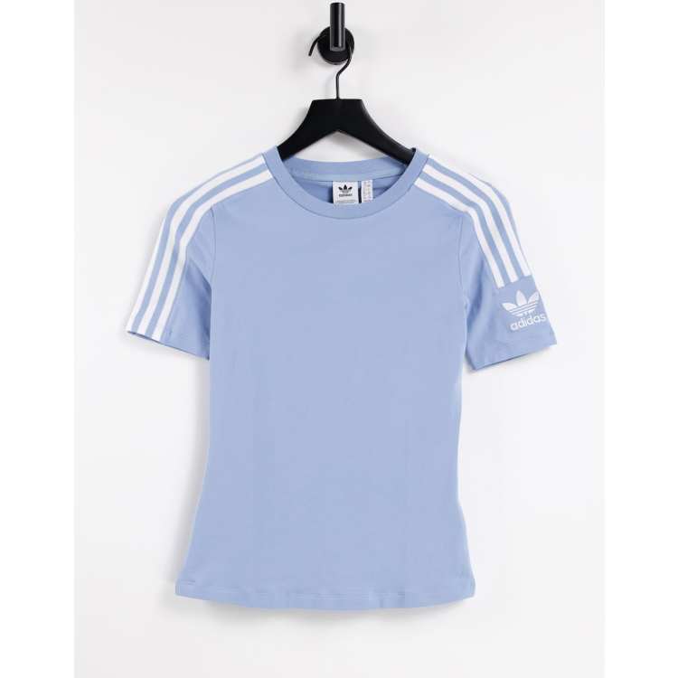 Adidas originals t shirt light blue shop