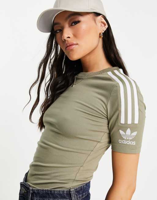 Khaki adidas top womens store