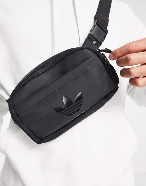 Black adidas bum bag discount