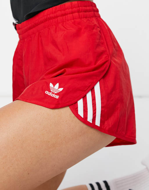 Adidas originals retro shorts red deals