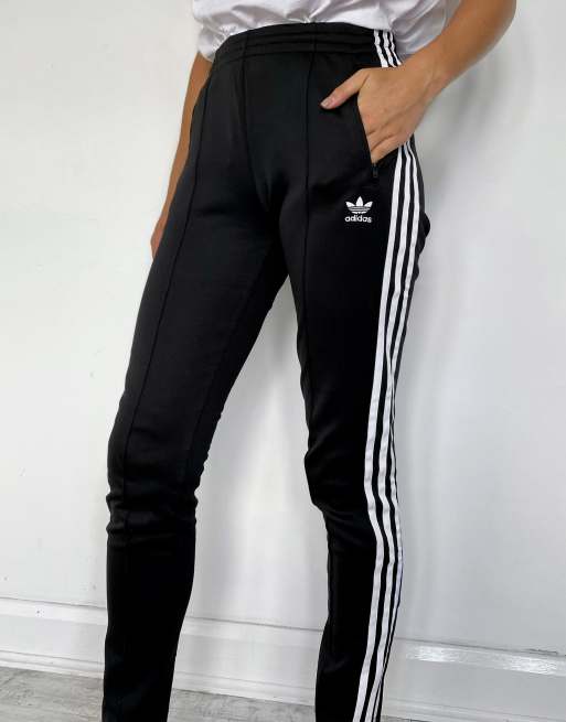 Adidas originals adicolor logo track cheap pants in black