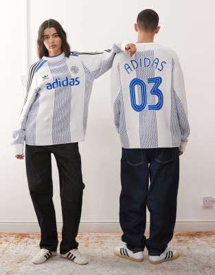 adidas Originals - Adicolor - Maillot en maille - Blanc