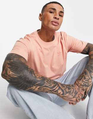 adidas Originals adicolor marshmallow t-shirt in blush