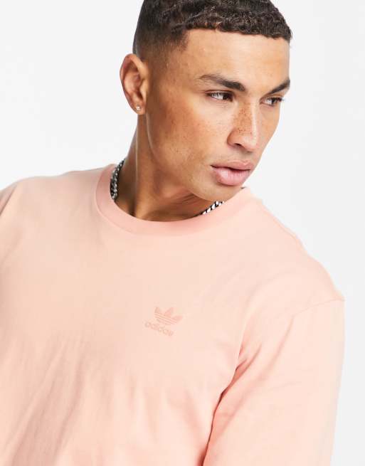 adidas Originals adicolor marshmallow t shirt in blush