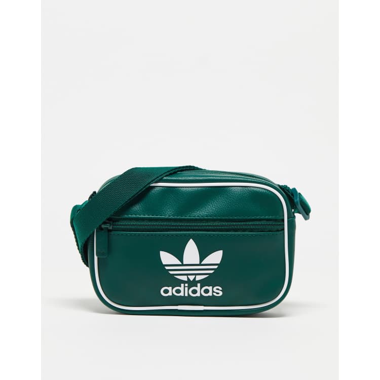 adidas Originals adicolor mini airliner bag in green ASOS