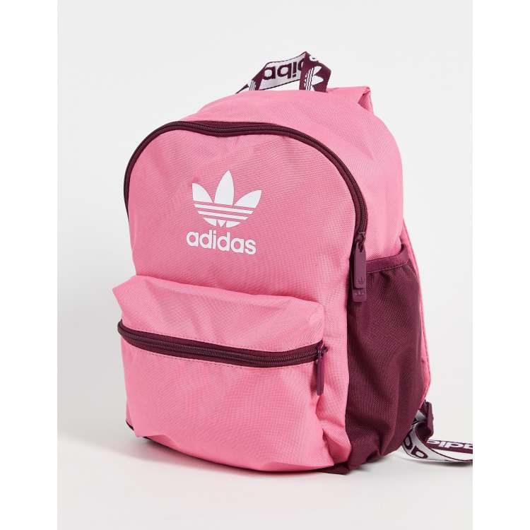 Adidas originals mini backpack pink clearance
