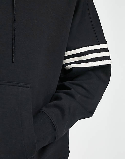 adidas Originals adicolor Neuclassics hoodie in black | ASOS | Sweatshirts