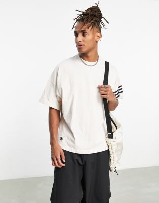 adidas Originals adicolor Neuclassics T-shirt in off-white | ASOS