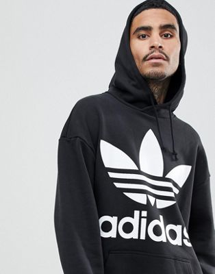 Adidas Originals - adicolor - Oversized hoodie in zwart CW1246