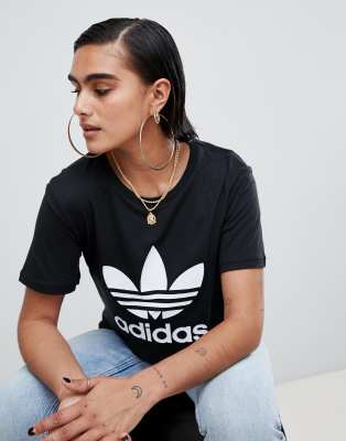 adidas trefoil oversized t shirt