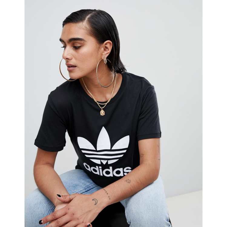 Adidas womens oversized t shirt cheap
