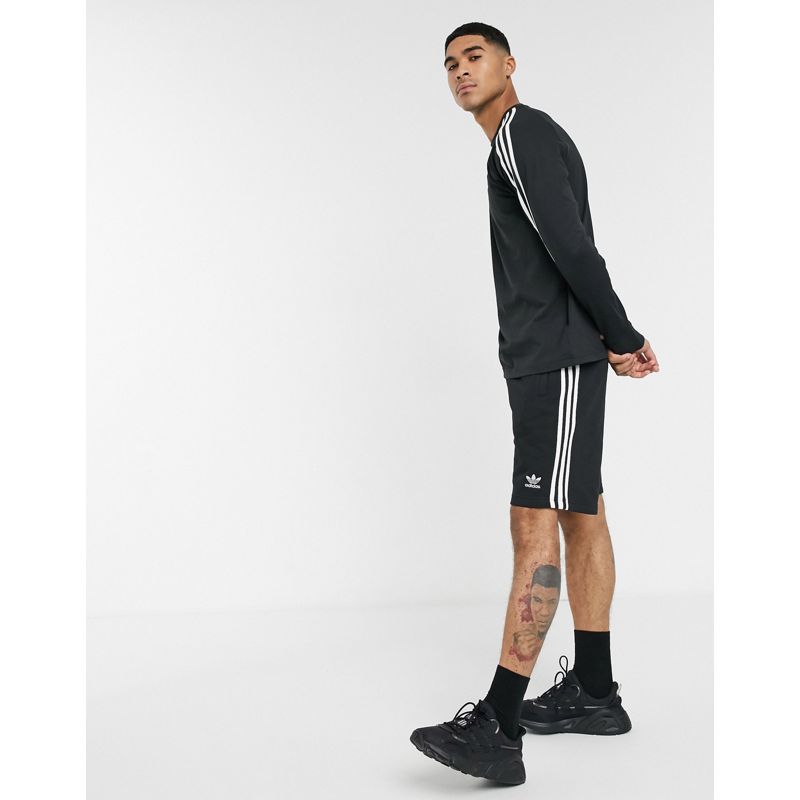 Coordinati Uomo adidas Originals - adicolor - Pantaloncini neri con tre strisce